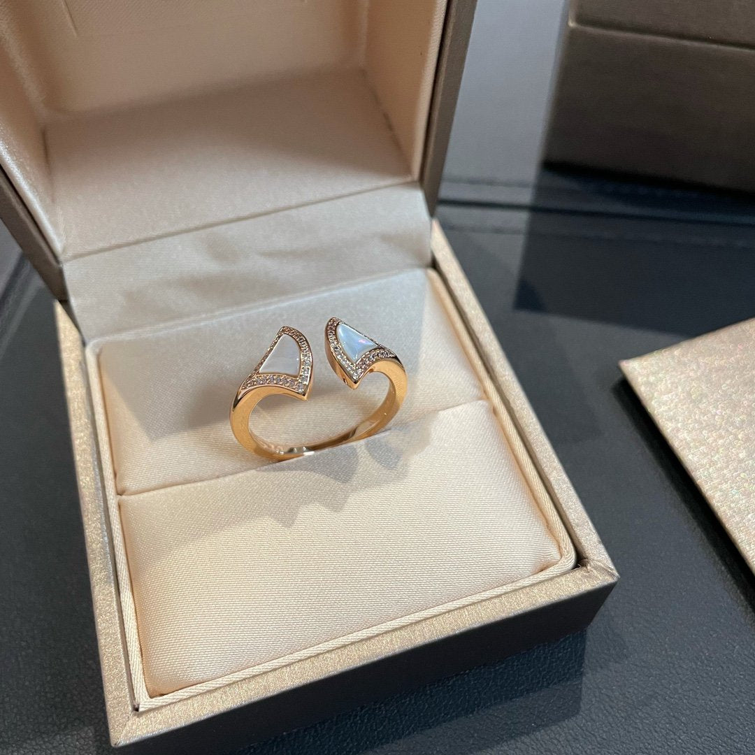 [Lume Jewelry]DREAM MOP DIAMOND OPEN RING