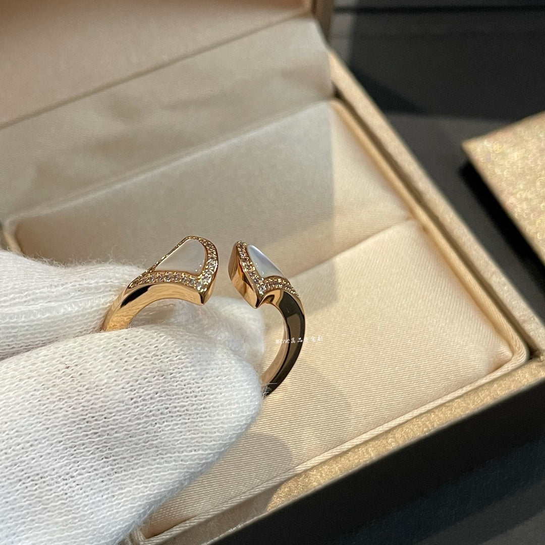 [Lume Jewelry]DREAM MOP DIAMOND OPEN RING