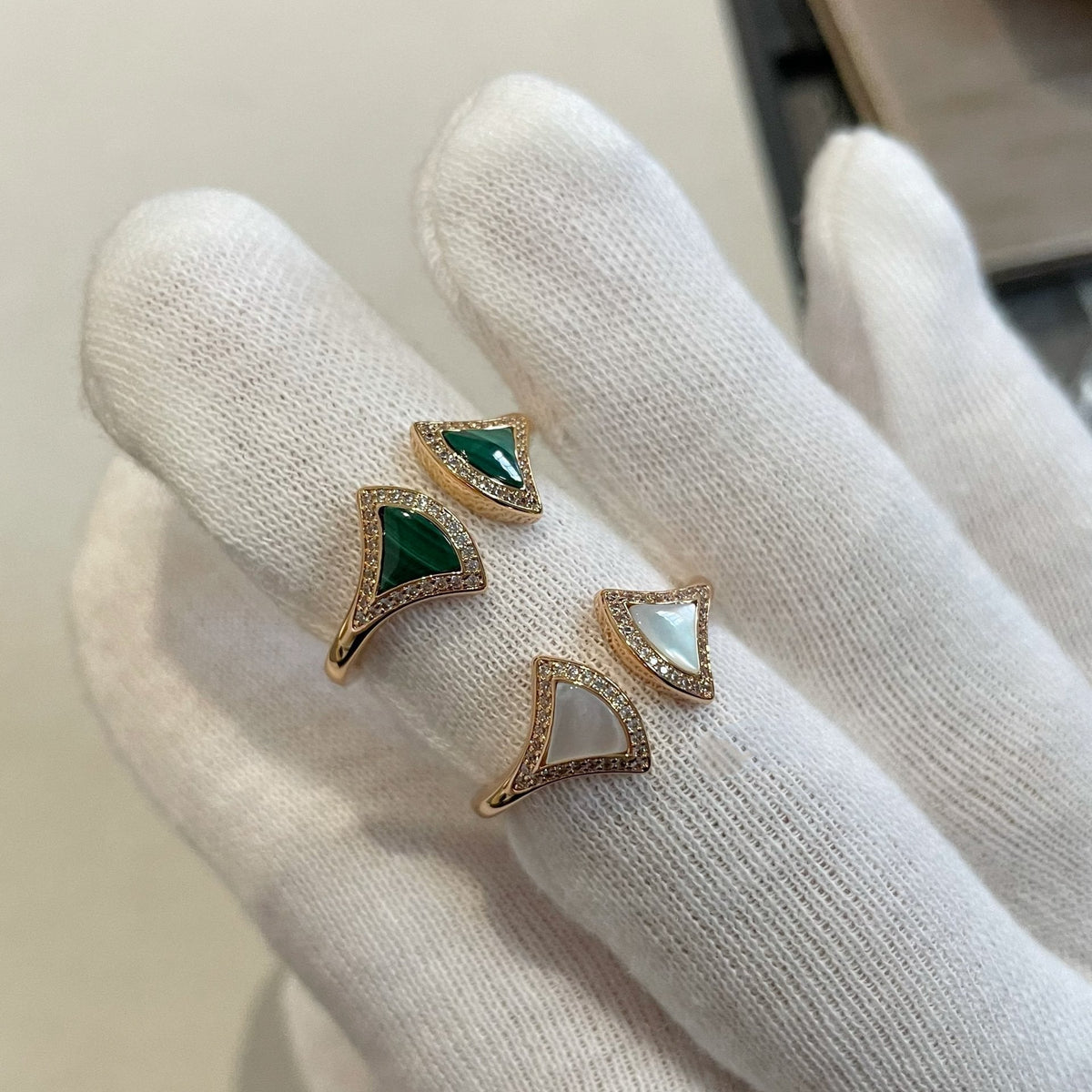 [Lume Jewelry]DREAM MOP DIAMOND OPEN RING