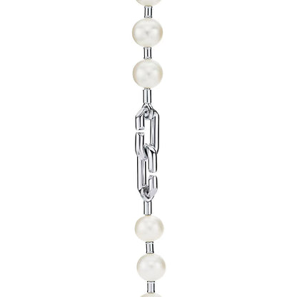 [Lume Jewelry]HARDWEAR PEARL WRAP NECKLACE
