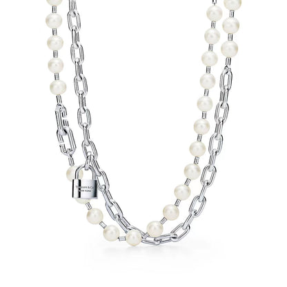 [Lume Jewelry]HARDWEAR PEARL WRAP NECKLACE