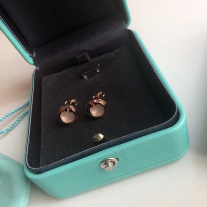 [Lume Jewelry]PEARL CIRCLE EARRINGS MOTHER