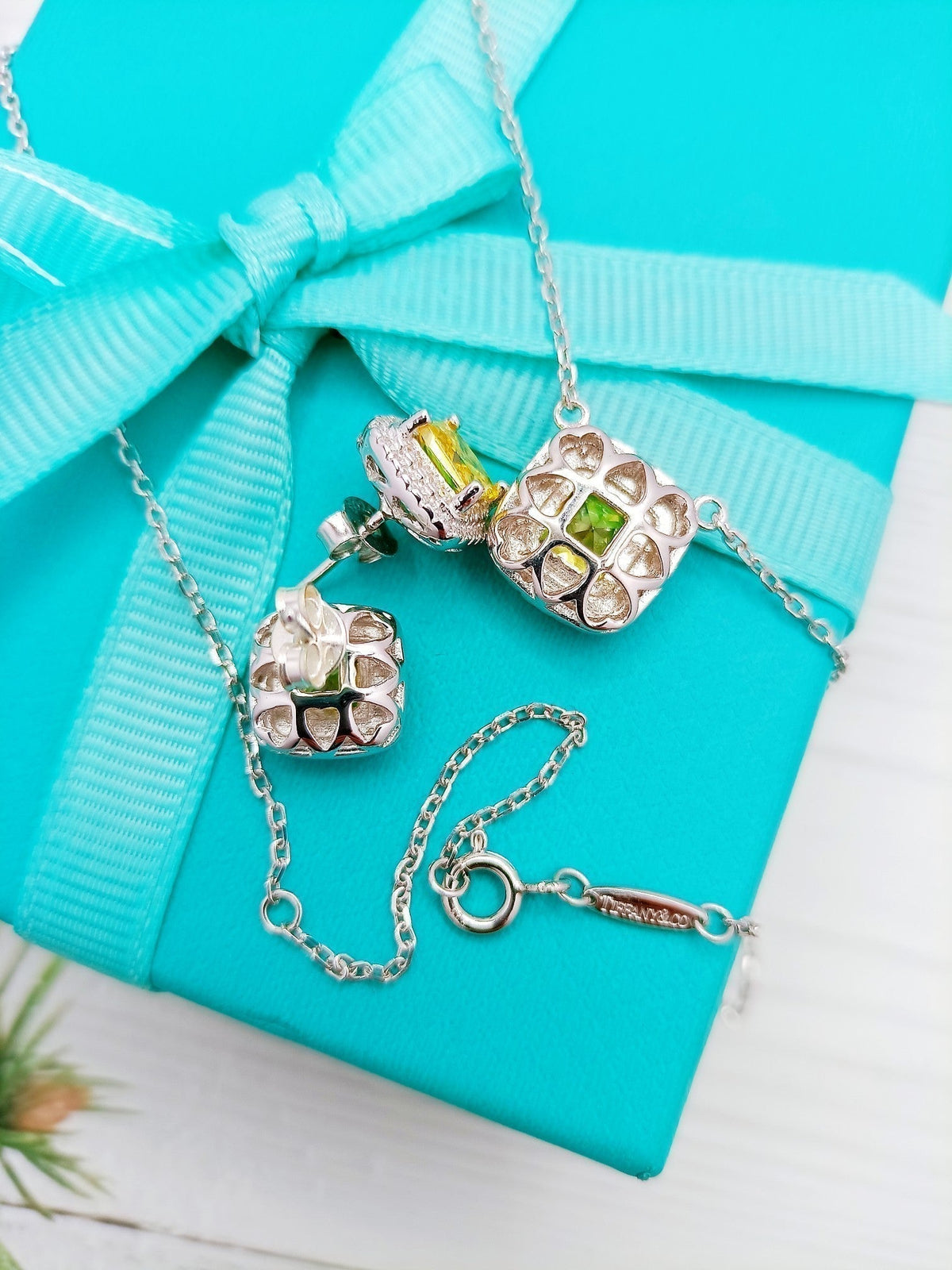 [Lume Jewelry]SPARKLERS CITRINE GEMSTONE PENDANT NECKLACE STERLING SILVER