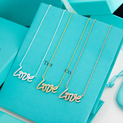 [Lume Jewelry]PALOMA S GRAFFITI LOVE NECKLACE DIAMOND