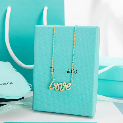 [Lume Jewelry]PALOMA S GRAFFITI LOVE NECKLACE DIAMOND