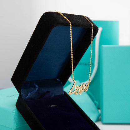 [Lume Jewelry]PALOMA S GRAFFITI LOVE NECKLACE DIAMOND