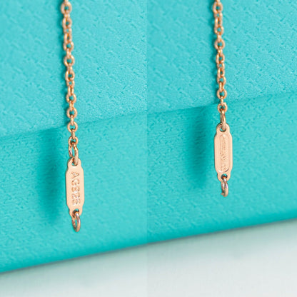 [Lume Jewelry]RIBBON NECKLACE BOW PENDANT DIAMOND CHARM CHAIN