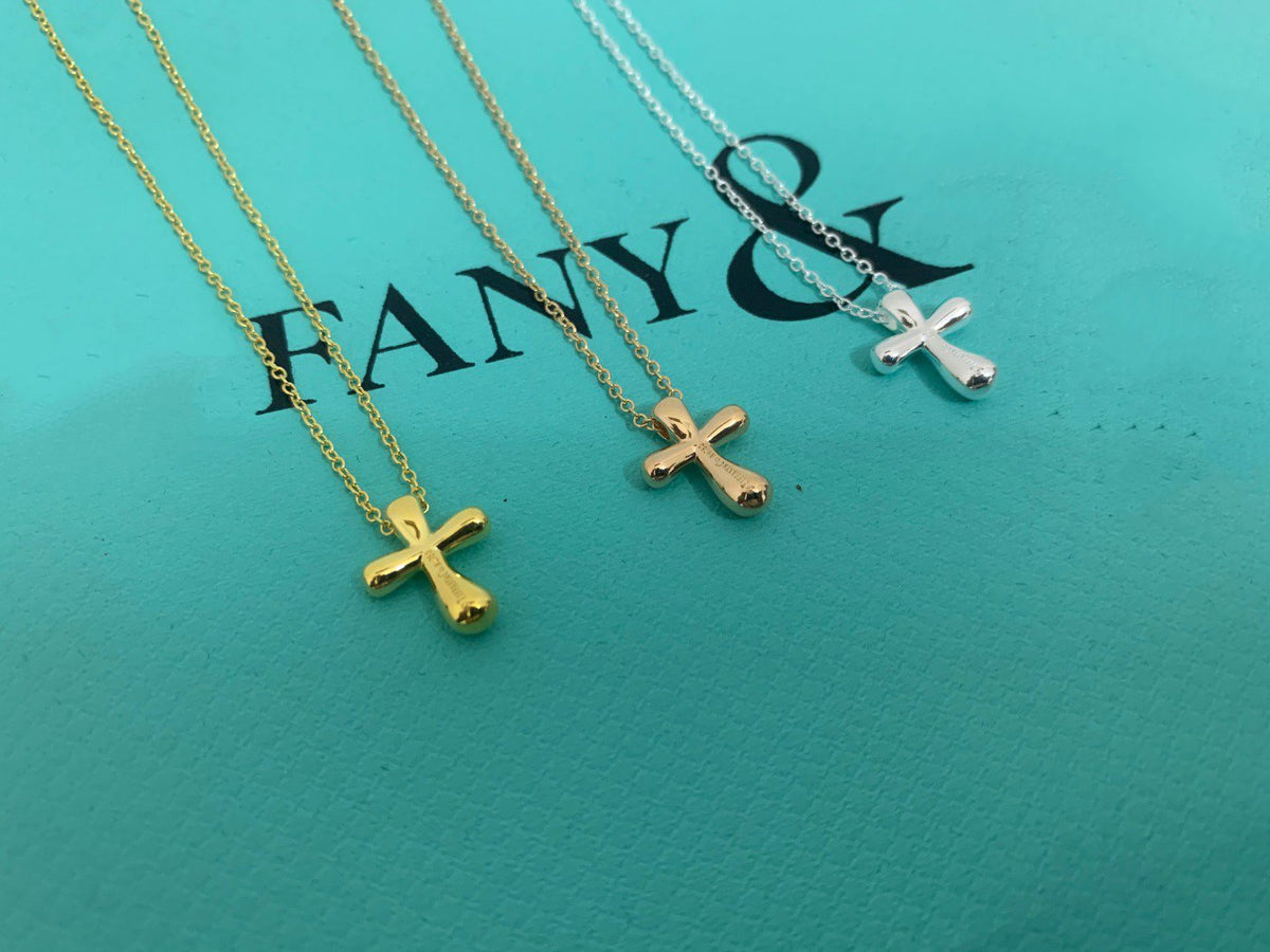 [Lume Jewelry]CROSS PENDANT MINI BARE CROSS NECKLACE
