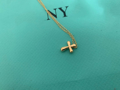 [Lume Jewelry]CROSS PENDANT MINI BARE CROSS NECKLACE