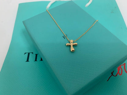 [Lume Jewelry]CROSS PENDANT MINI BARE CROSS NECKLACE