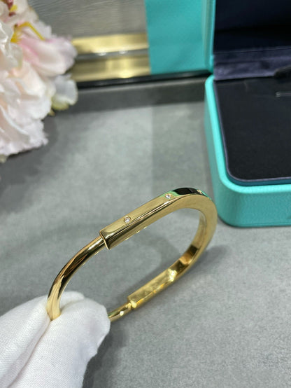 [Lume Jewelry]LOCK BRACELET 8 DIAMOND