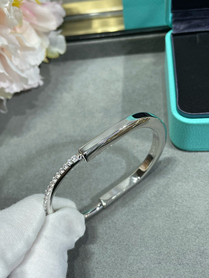[Lume Jewelry]LOCK BRACELET DIAMOND