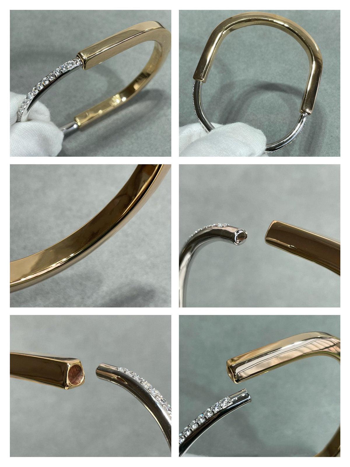 [Lume Jewelry]LOCK BRACELET DIAMOND
