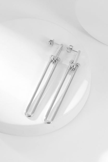 [Lume Jewelry]HARDWEAR LONG DROP EARRINGS