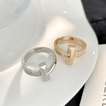 [Lume Jewelry]T WIDE DIAMOND RING