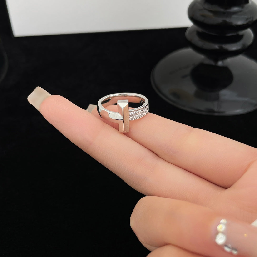 [Lume Jewelry]T WIDE DIAMOND RING