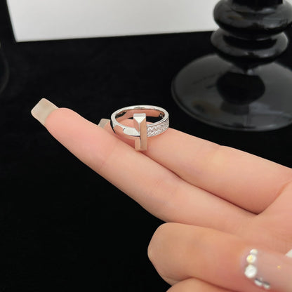 [Lume Jewelry]T WIDE DIAMOND RING
