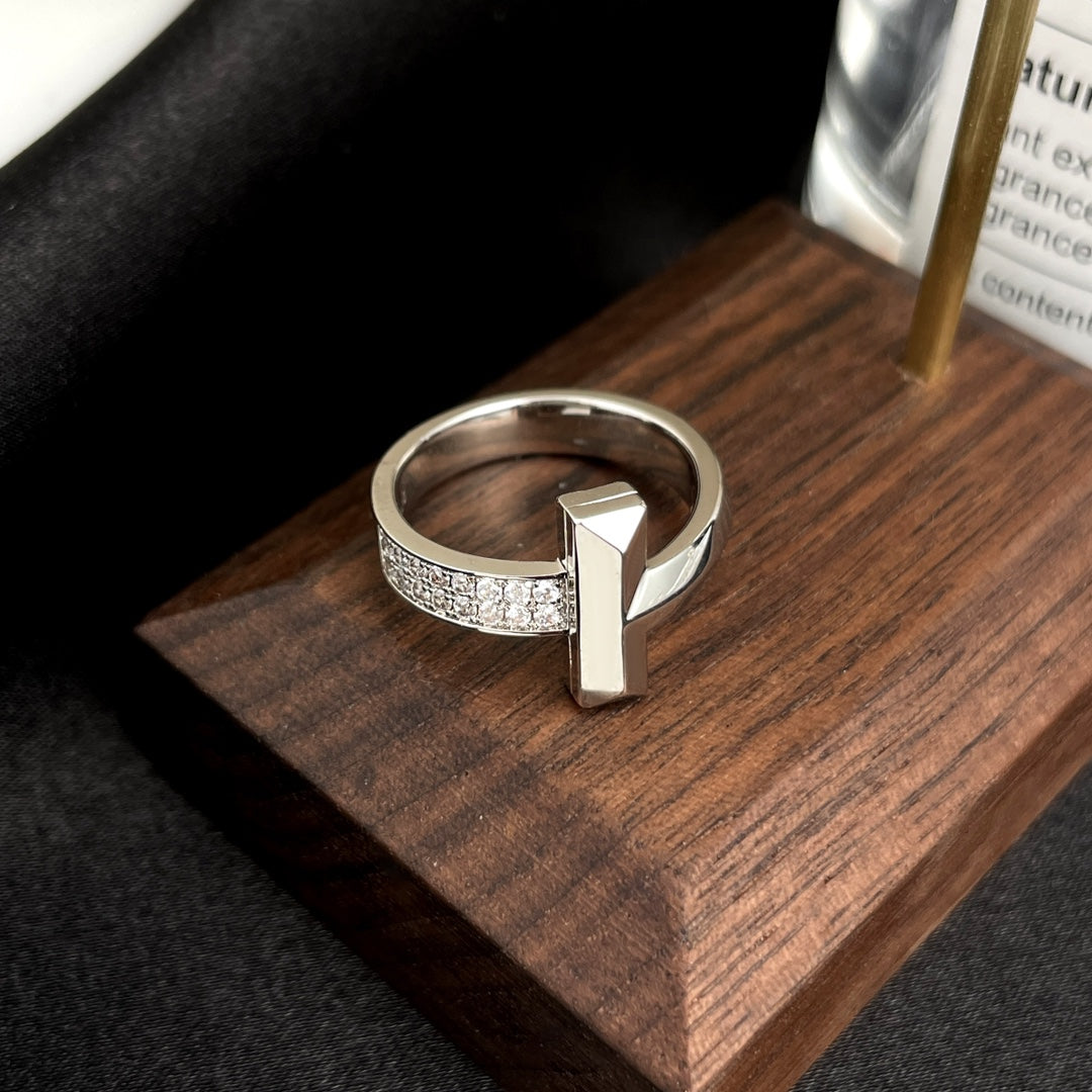 [Lume Jewelry]T WIDE DIAMOND RING