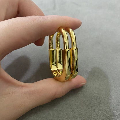 [Lume Jewelry]LOCK MEDIUM EARRINGS