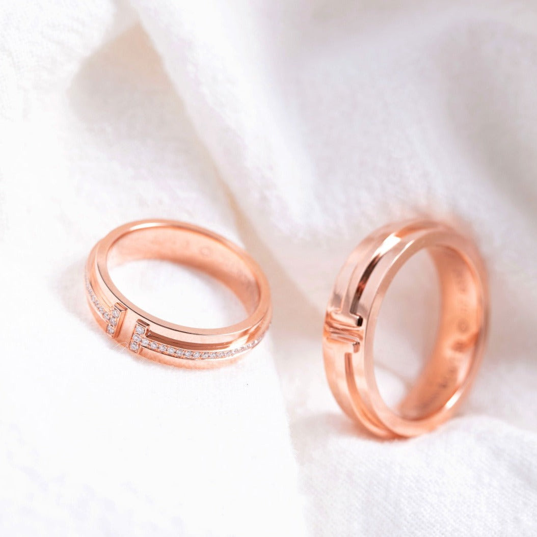 [Lume Jewelry]T PINK GOLD RING