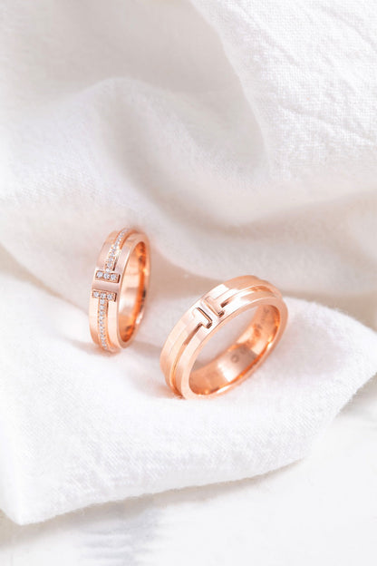 [Lume Jewelry]T PINK GOLD RING