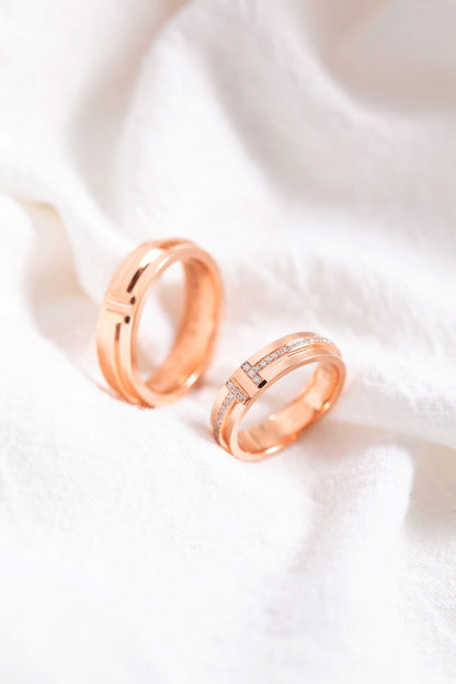 [Lume Jewelry]T PINK GOLD RING