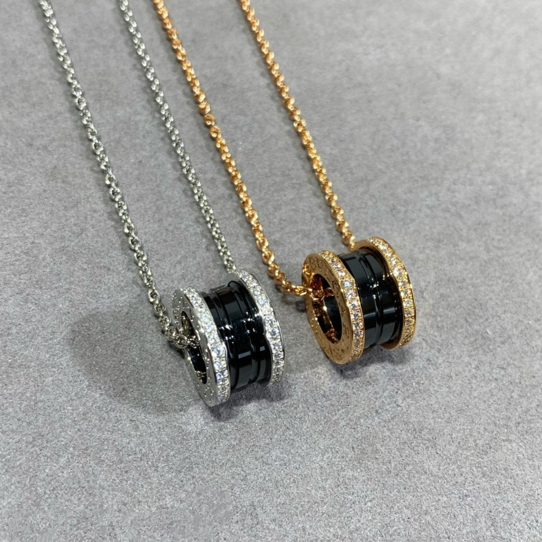 [Lume Jewelry]ZERO 1 DIAMOND CERAMIC NECKLACE