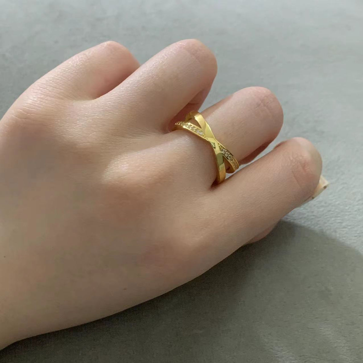 [Lume Jewelry]ATLAS X DIAMOND RING