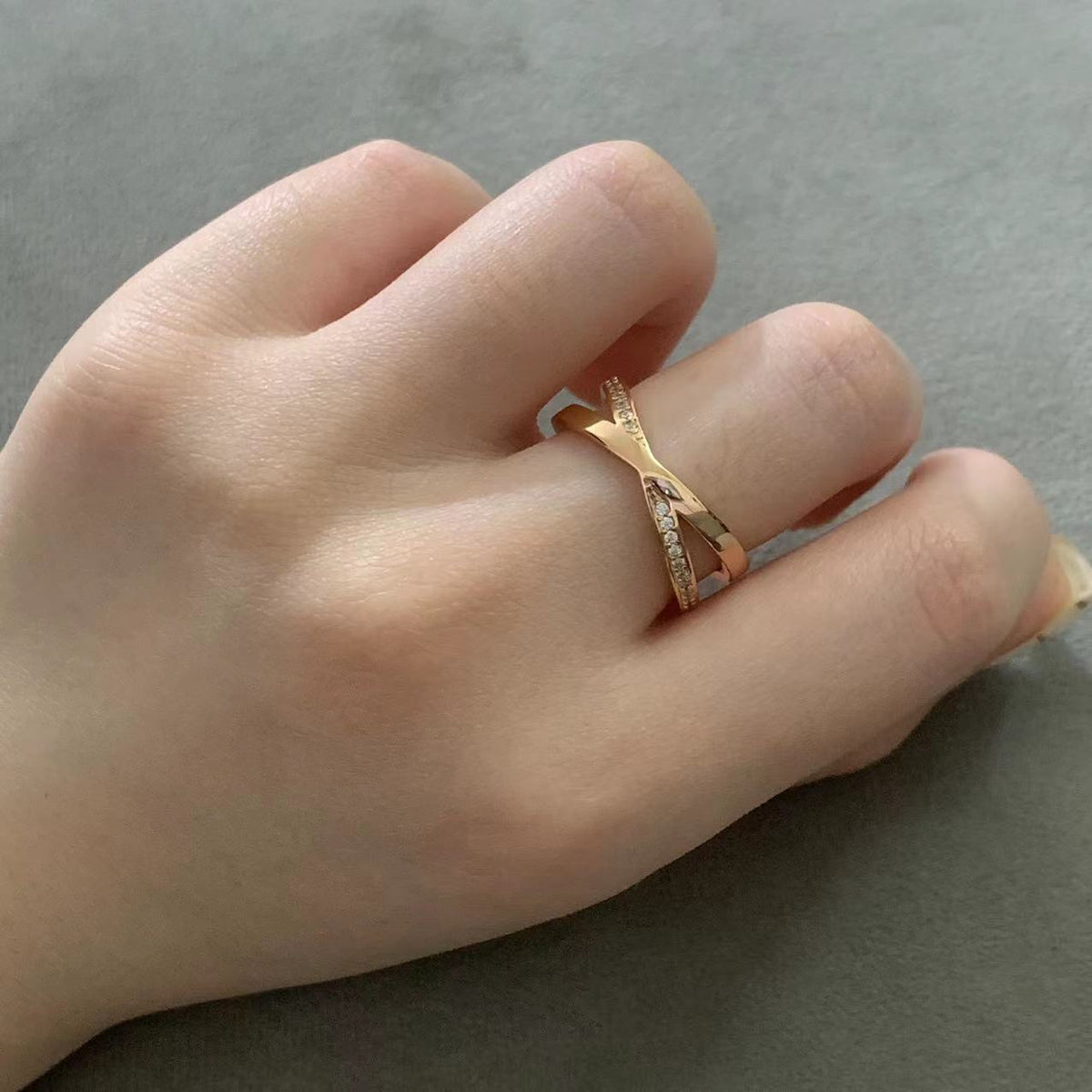 [Lume Jewelry]ATLAS X DIAMOND RING