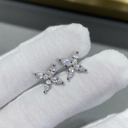 [Lume Jewelry]VICTORIA SILVER DIAMOND STUD MINI EARRINGS