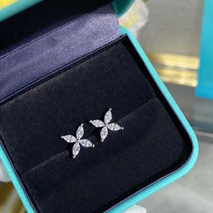 [Lume Jewelry]VICTORIA SILVER DIAMOND STUD MINI EARRINGS