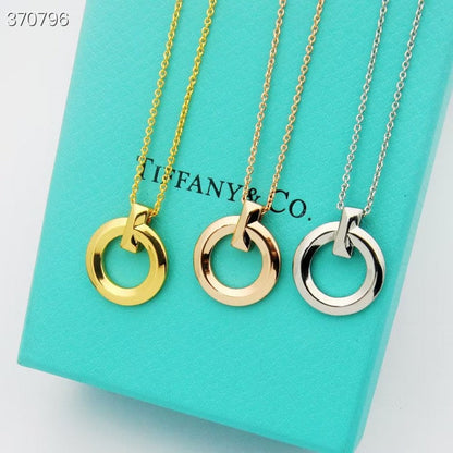 [Lume Jewelry]T1 CIRCLE MEDIUM NECKLACE