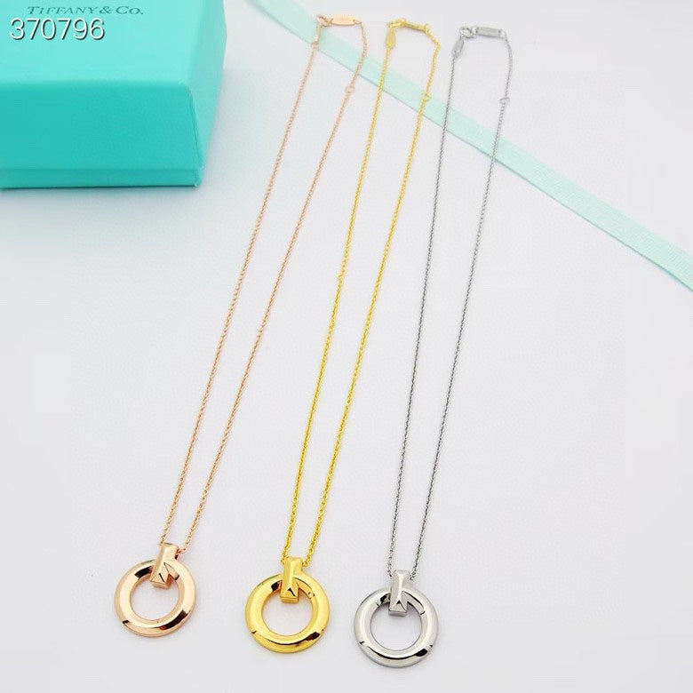 [Lume Jewelry]T1 CIRCLE MEDIUM NECKLACE