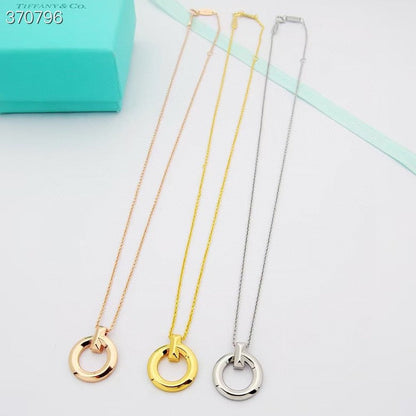[Lume Jewelry]T1 CIRCLE MEDIUM NECKLACE