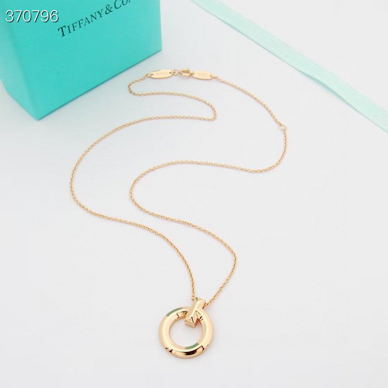 [Lume Jewelry]T1 CIRCLE MEDIUM NECKLACE