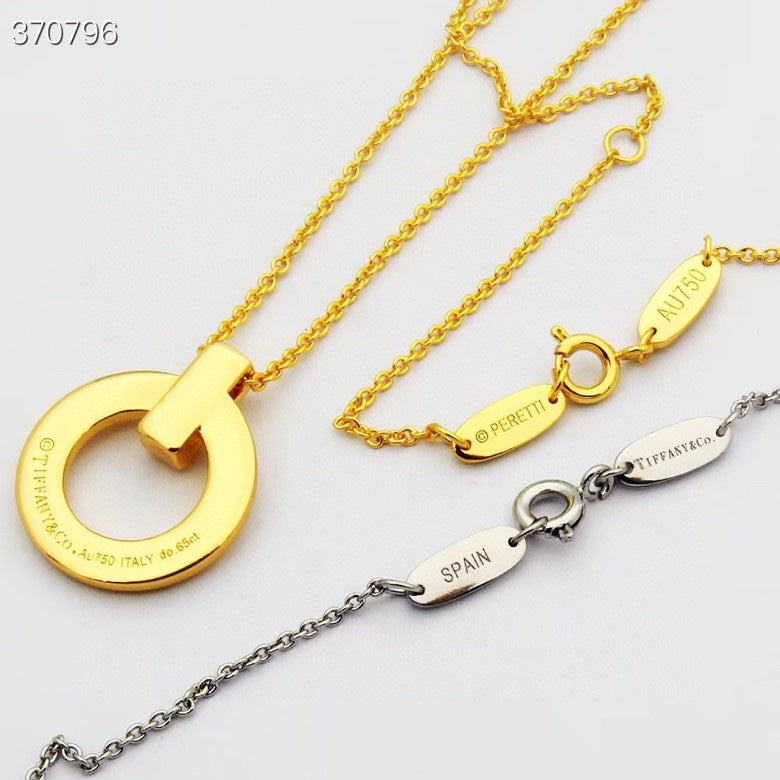 [Lume Jewelry]T1 CIRCLE MEDIUM NECKLACE