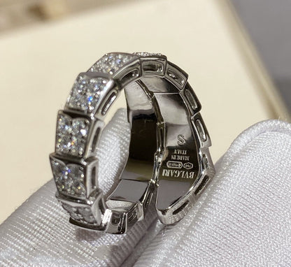 [Lume Jewelry]SERPENTI RING SILVER DIAMOND PAVED