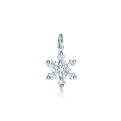[Lume Jewelry]STERLING SILVER SNOWFLAKE PENDANT NECKLACE