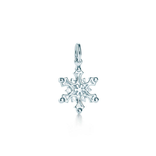 [Lume Jewelry]STERLING SILVER SNOWFLAKE PENDANT NECKLACE