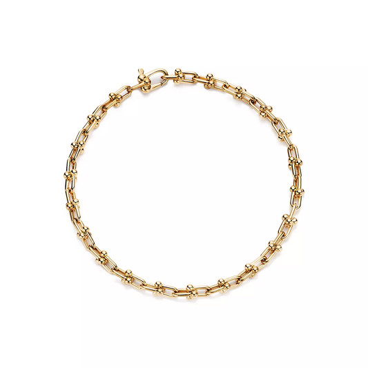 [Lume Jewelry]HARDWEAR MICRO LINK 44 MOTIF GOLD BRACELET