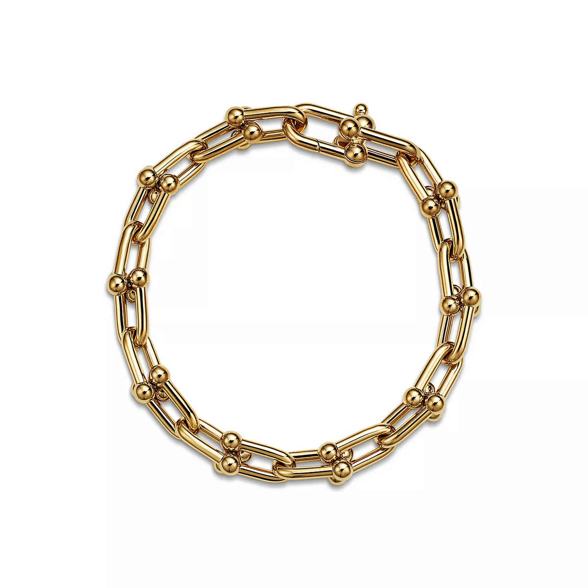[Lume Jewelry]HARDWEAR MEDIUM LINK 20 MOTIF GOLD BRACELET