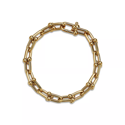 [Lume Jewelry]HARDWEAR MEDIUM LINK 20 MOTIF GOLD BRACELET