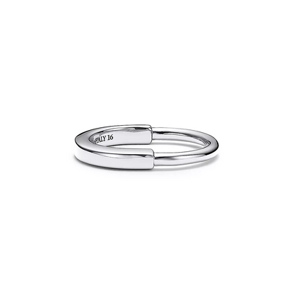 [Lume Jewelry]LOCK RING SILVER