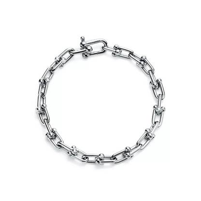 [Lume Jewelry]HARDWEAR SMALL LINK 26 MOTIF SILVER BRACELET