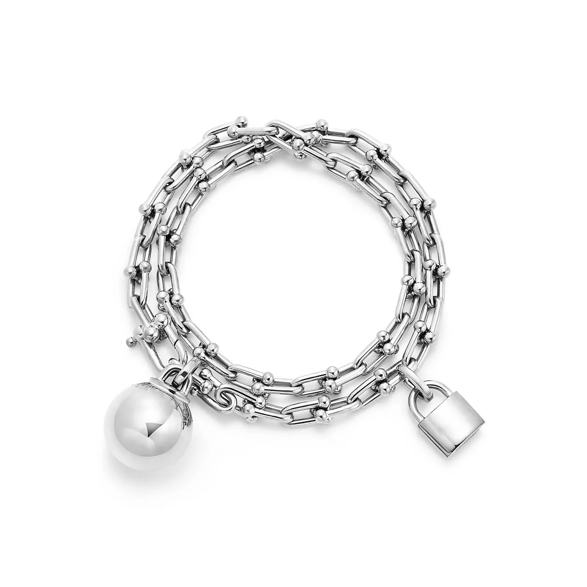 [Lume Jewelry]HARDWEAR SMALL WRAP SILVER BRACELET