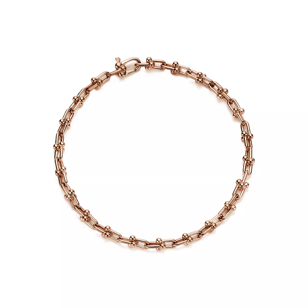 [Lume Jewelry]HARDWEAR MICRO LINK 44 MOTIF PINK GOLD BRACELET