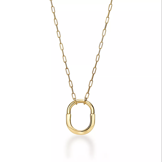 [Lume Jewelry]LOCK NECKLACE GOLD