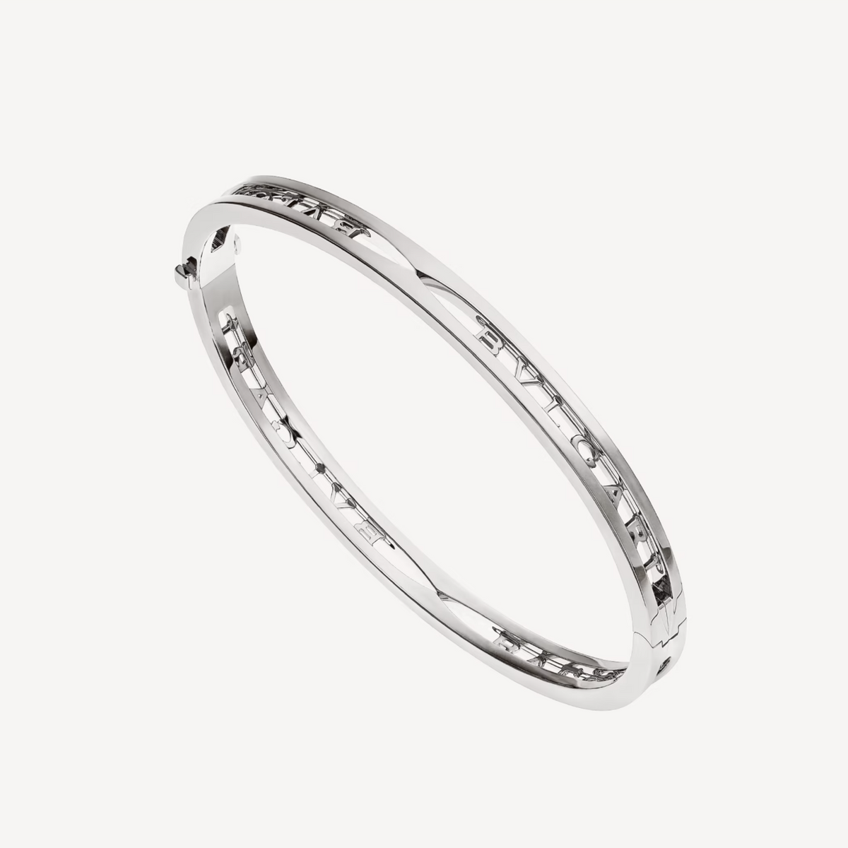 [Lume Jewelry]ZERO 1 SPIRAL LOGO SILVER BRACELET
