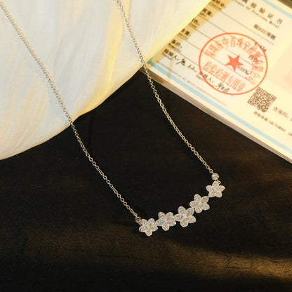 [Lume Jewelry]]wild flower diamond line pendant