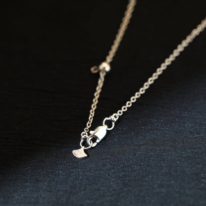 [Lume Jewelry]]wild flower diamond line pendant